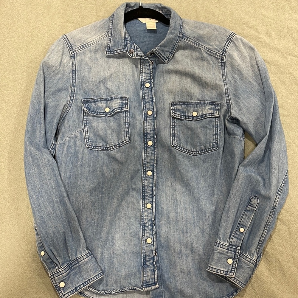 H&M Denim Button-Up